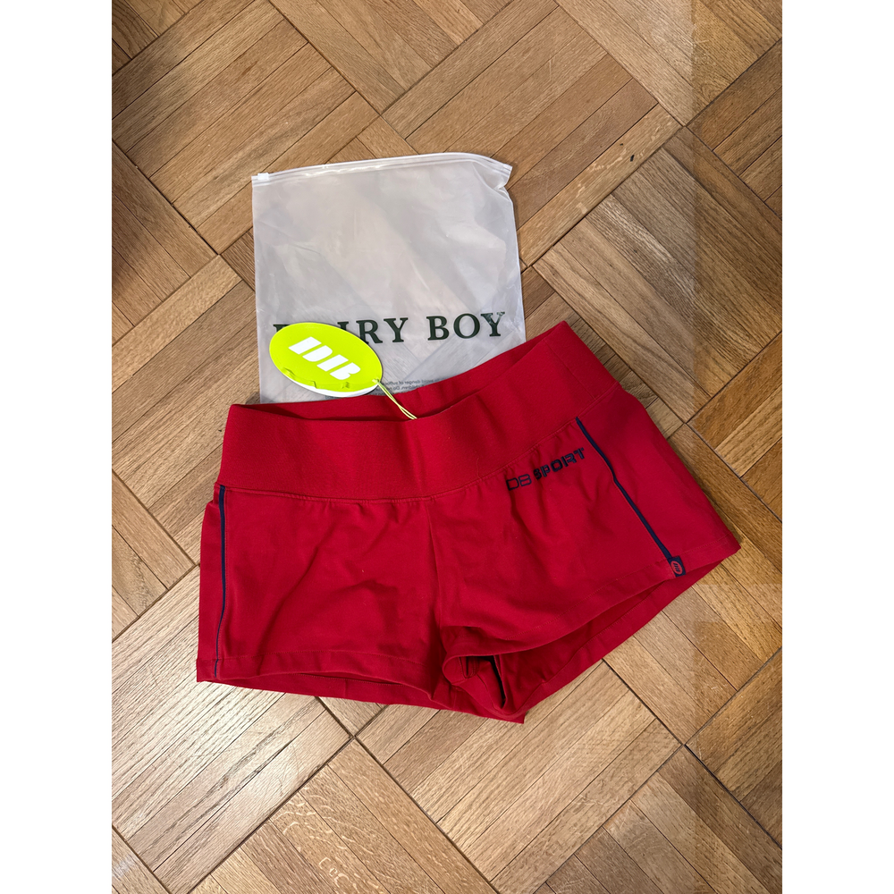 Dairy Boy Low Rise Errand Short in Red - Picture 2 of 3